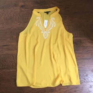 Yellow banana republic top!